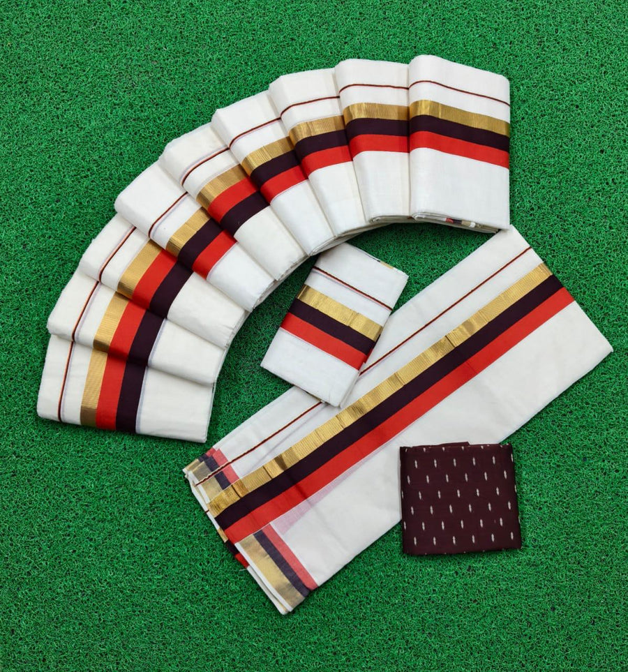 Kerala Set Mundu — Premium