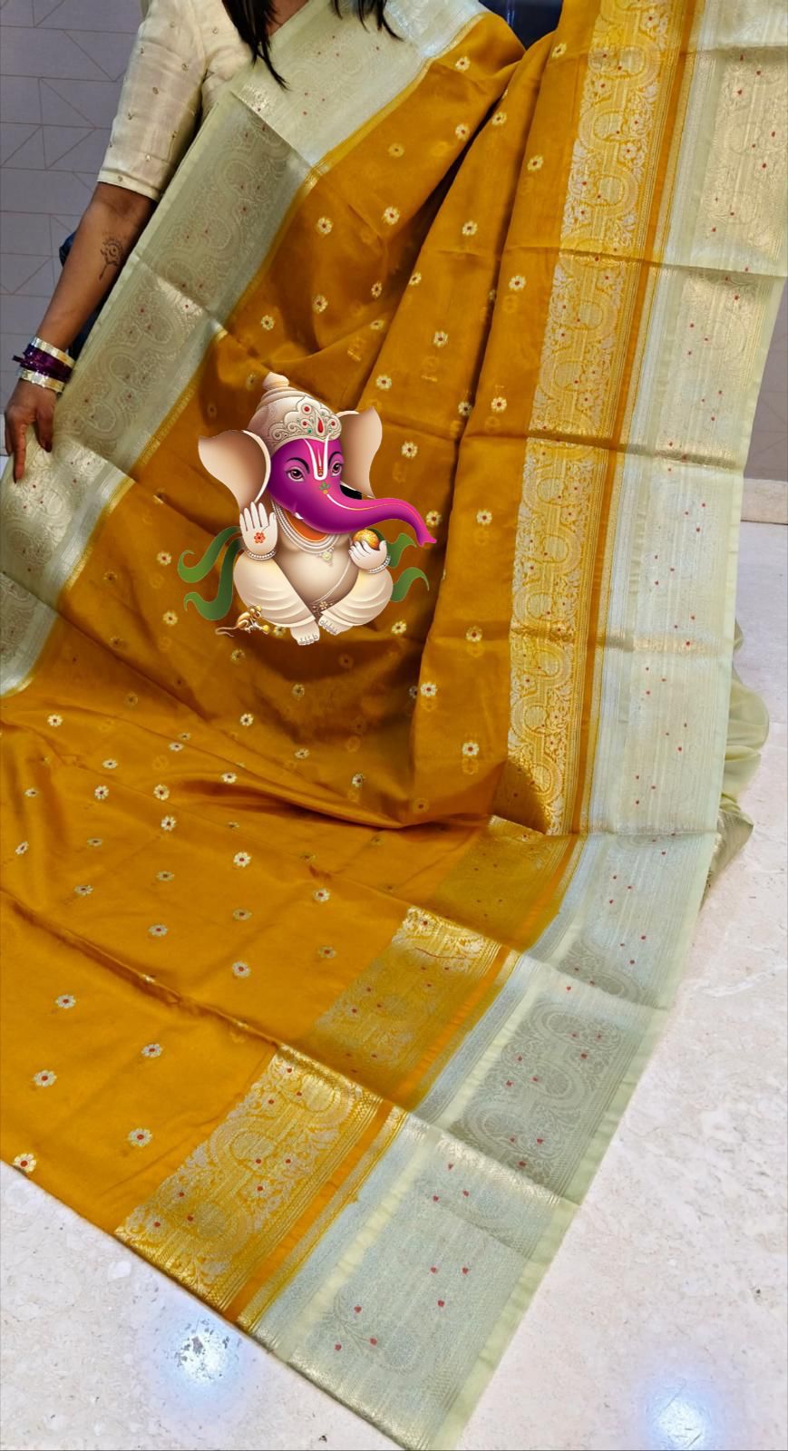 Semi raw mango silk