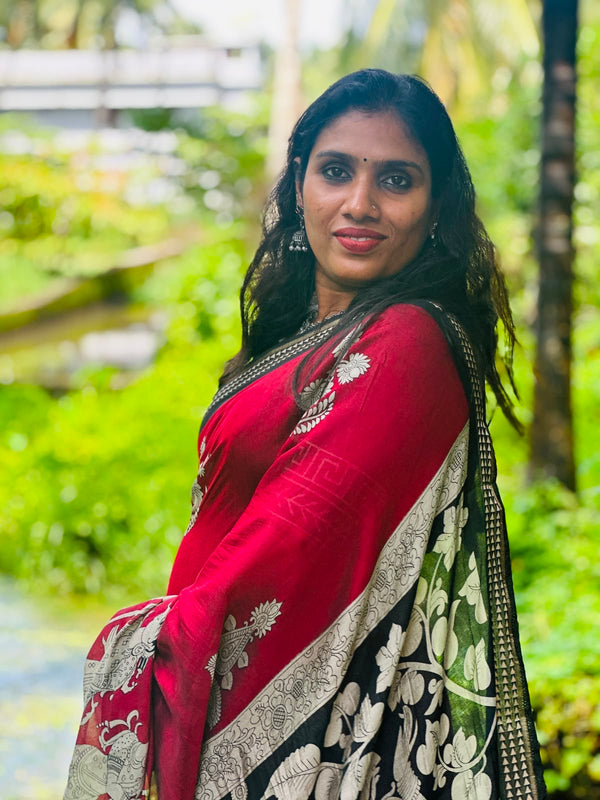 Kalamkaari silk