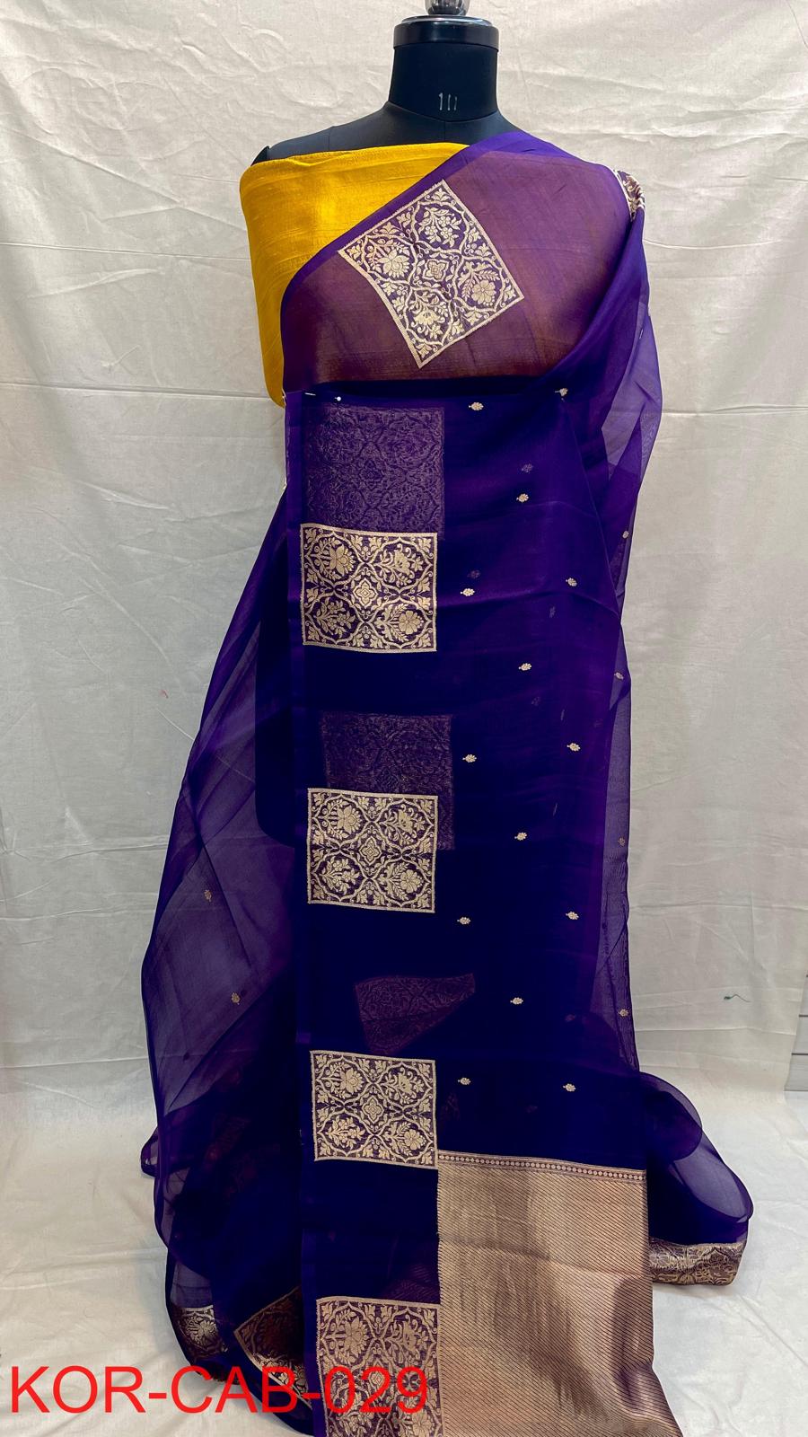 Banarasi Pure Organza Silk Saree 1