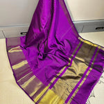 Party Wear Semi Kanchipuram in Pink