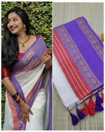 Trendy Mul cotton saree.