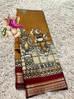 Trending Mashru silk pretty kalamkari designs