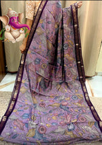 Mangalagiri cotton silk pretty kalamkari designs