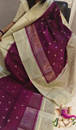 Semi raw mango silk - magenta