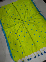 Mul cotton saree , heart design