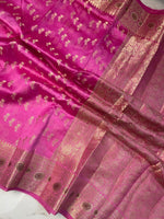viscos Mina border buti weaving Saree