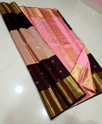 Pure kanjeevaram silk saree with silk mark