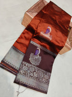 Semi Kanchi with gap boder..