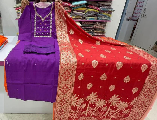 3 piece salwar suit-party wear
