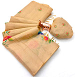 Tamara and floral designs from onam collections. With simple maggam work and embroidery.