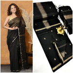 Elegant and classy , cotton saree with small border