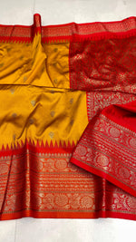 Benarasi semi soft silk sarees.
