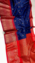 Benarasi semi soft silk sarees.