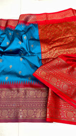Benarasi semi soft silk sarees.