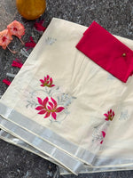 onam series, kerala saree mul cotton