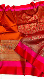 Benarasi semi soft silk sarees.