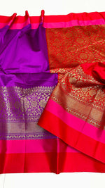 Benarasi semi soft silk sarees.
