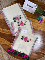 Lotus print Mul cotton