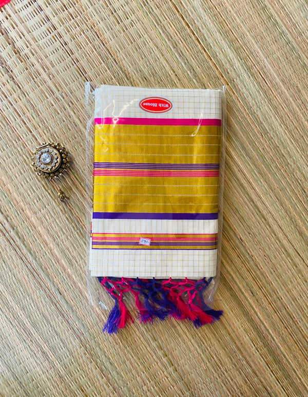 mul  color print kerala saree